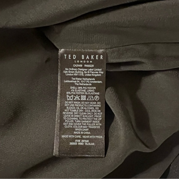 Ted Baker Tilolah Seam Detail Bodycon Dress Black Size 3 (US Size 6-8) - Picture 10 of 13